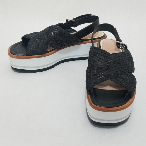 Zara Braided Platform Sandals